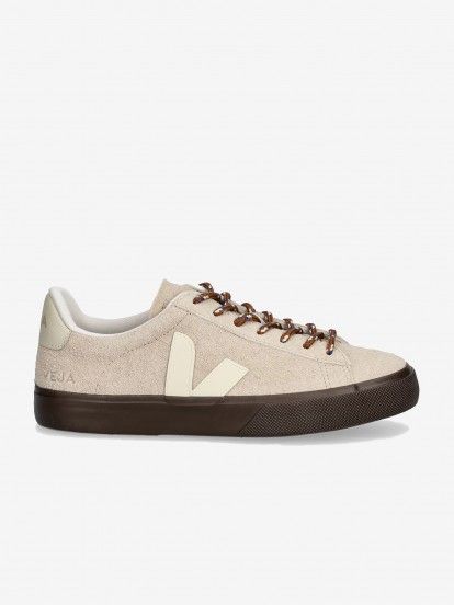 VEJA Campo Beige and Brown Suede Sneakers