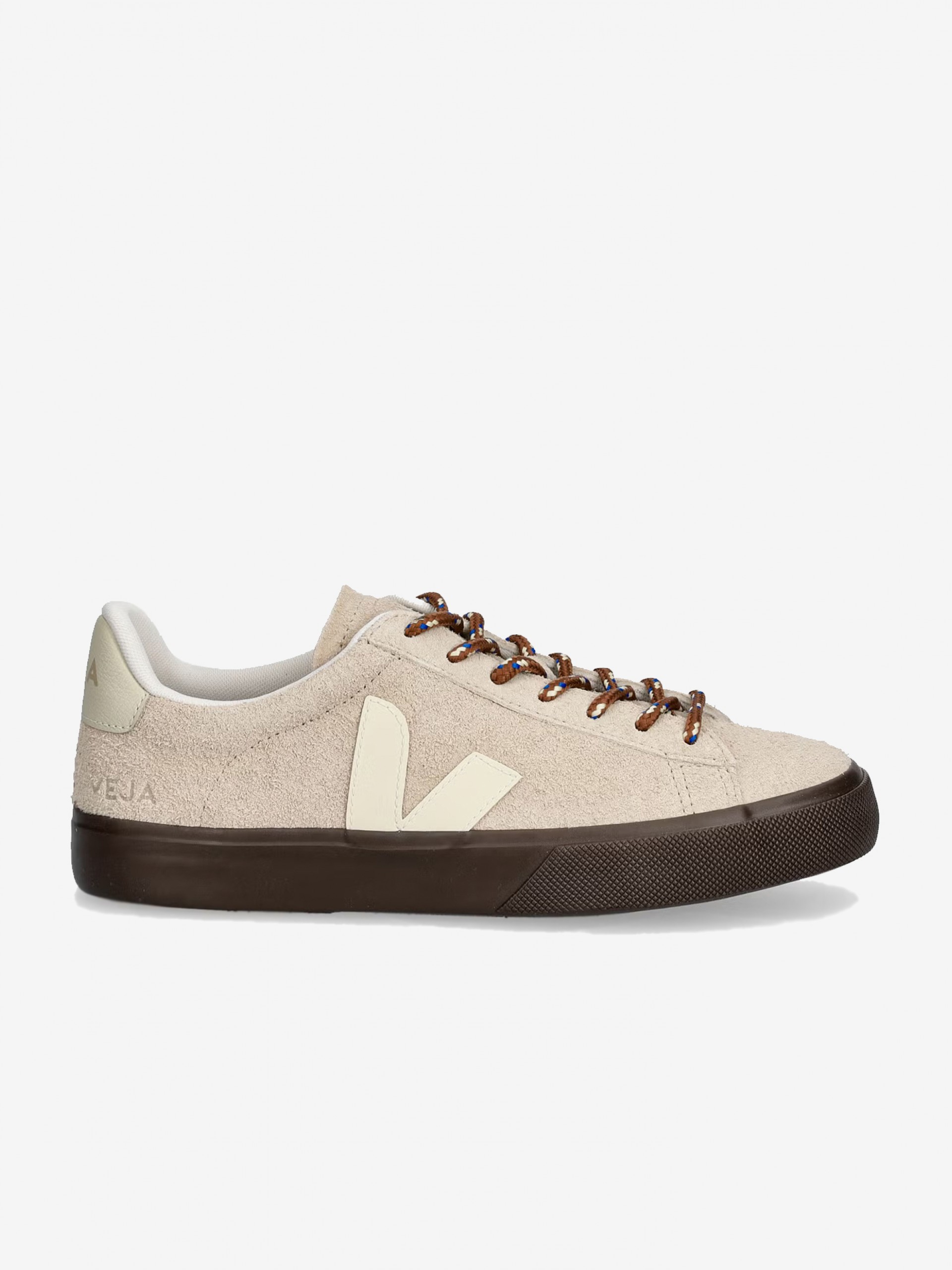 VEJA Campo Beige and Brown Suede Sneakers