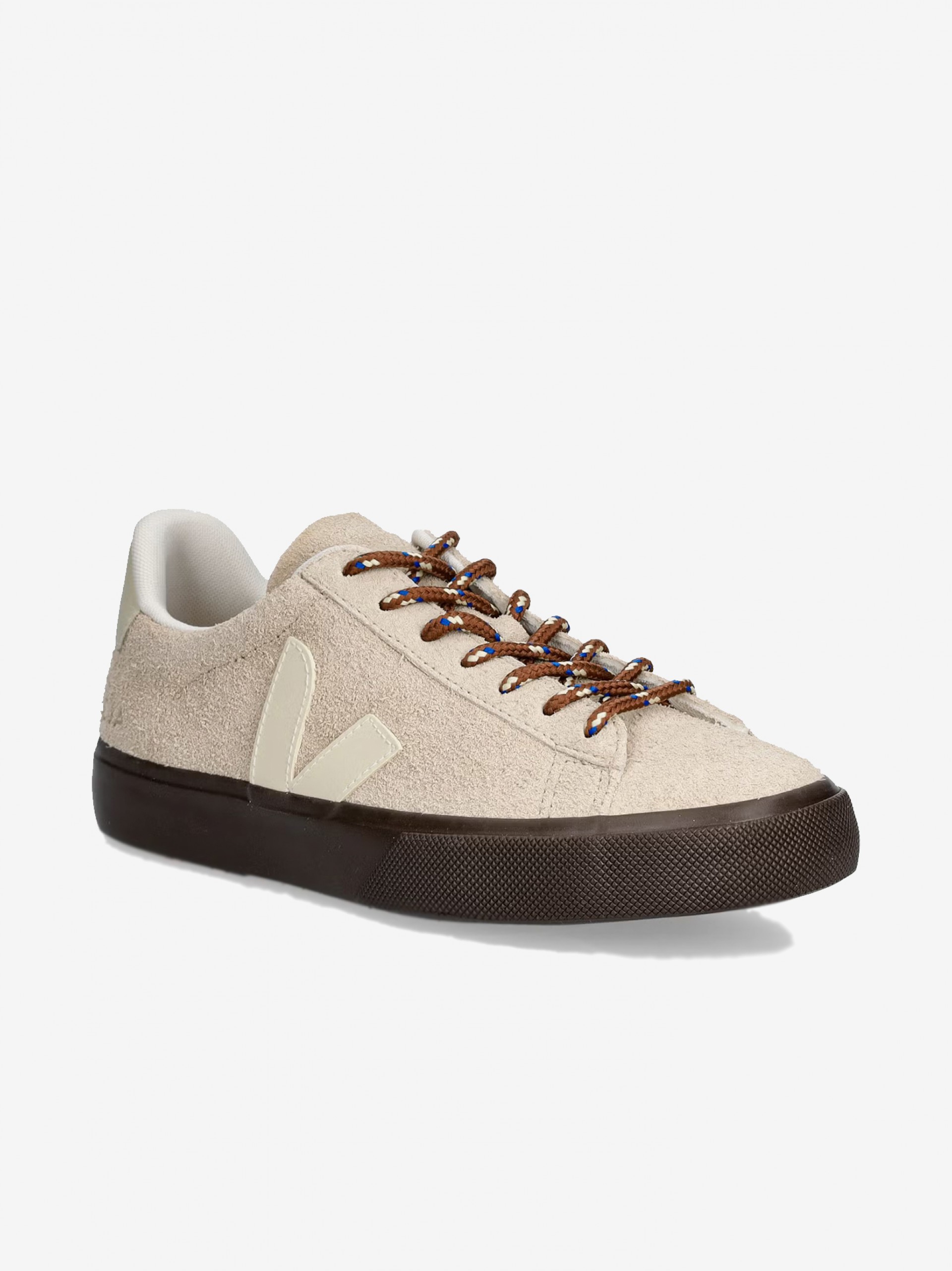 VEJA Campo Beige and Brown Suede Sneakers