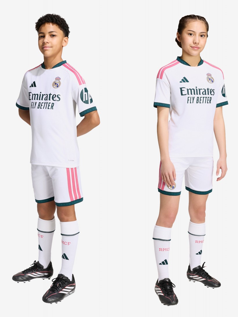 Equipación Adidas Real Madrid Principal Júnior 26/27 Equipación Adidas Real Madrid Principal Júnior 26/27