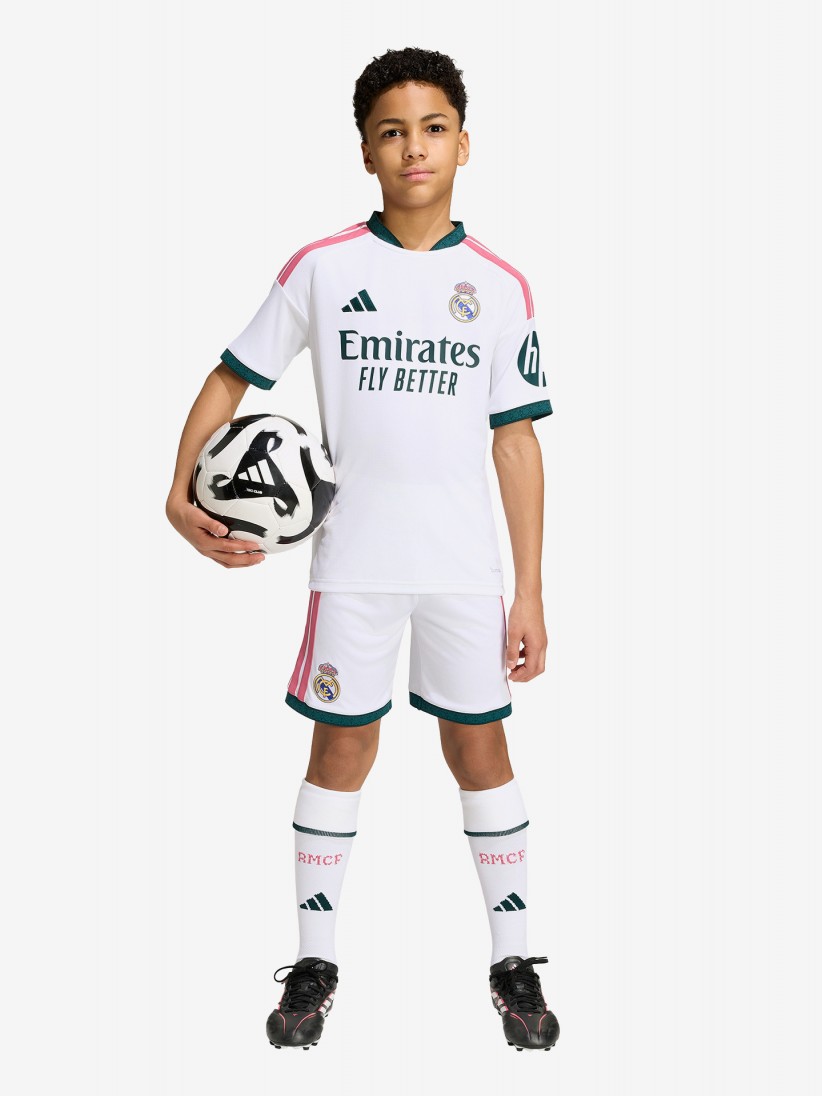 Equipación Adidas Real Madrid Principal Júnior 26/27 Equipación Adidas Real Madrid Principal Júnior 26/27