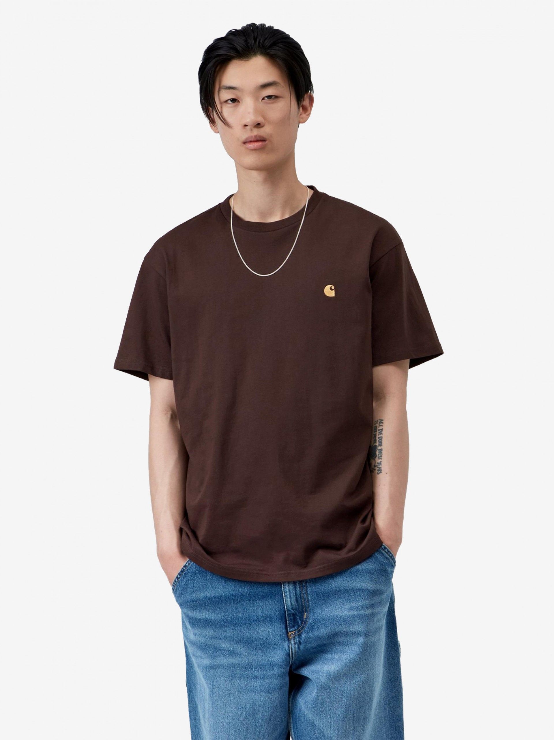 T-shirt Carhartt WIP Chase Castanha