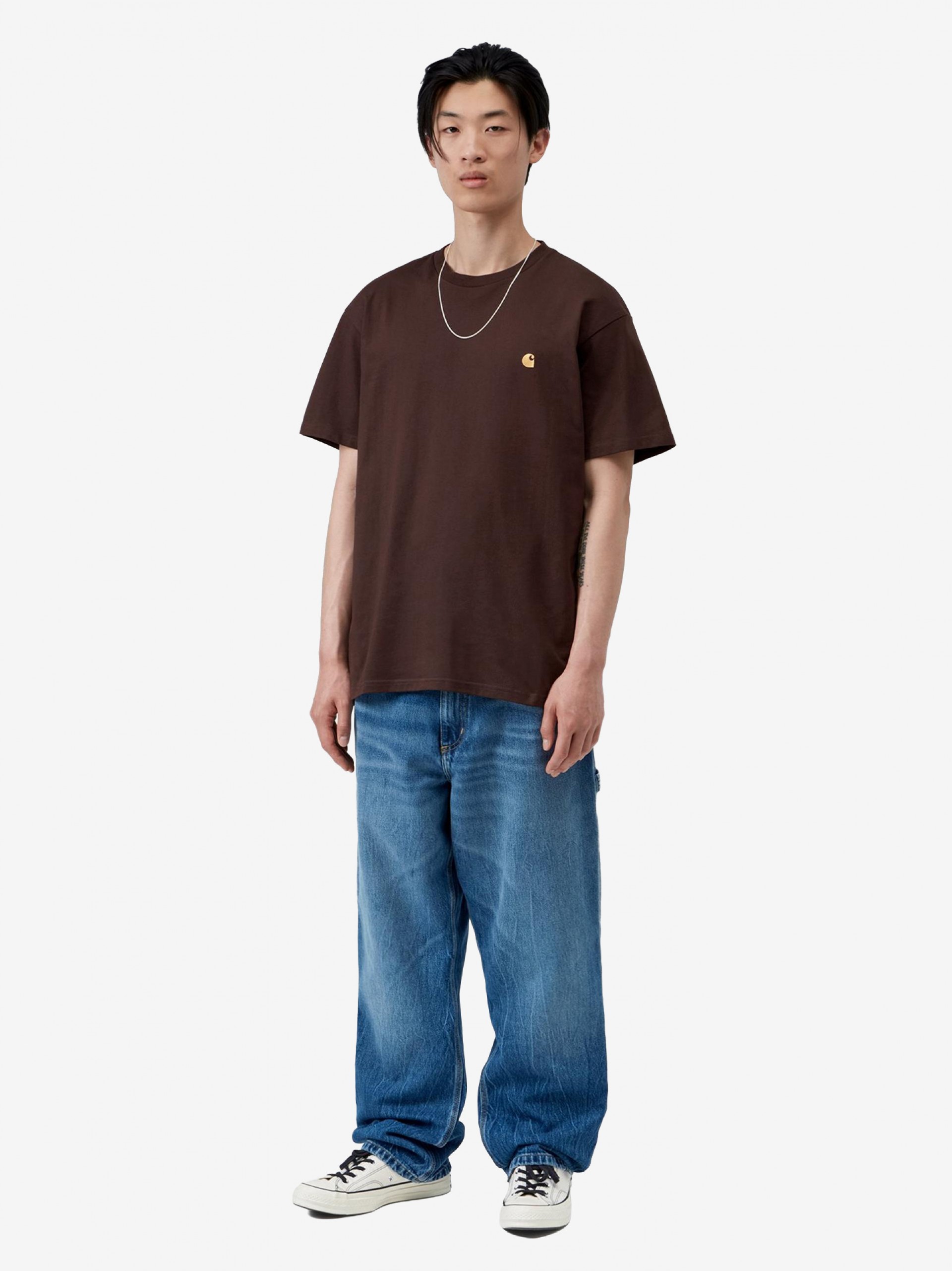 T-shirt Carhartt WIP Chase Castanha