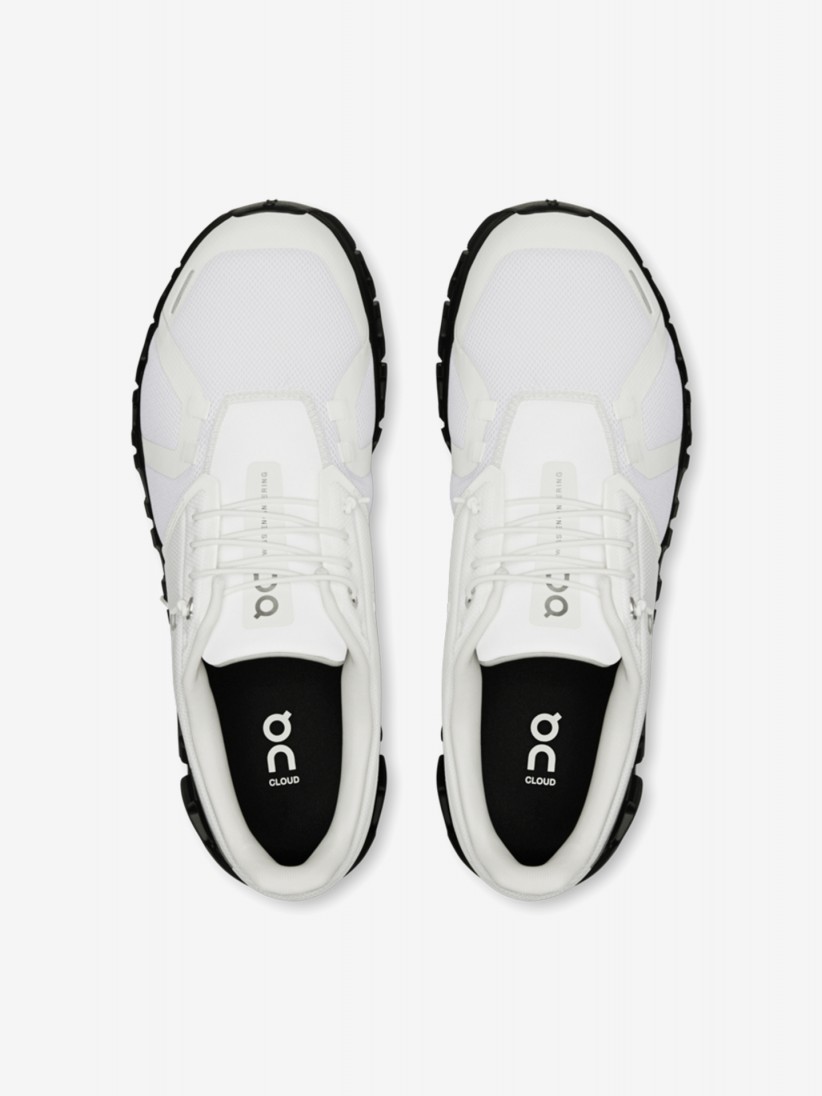 Zapatillas On Running Cloud 6 Blancas y Negras