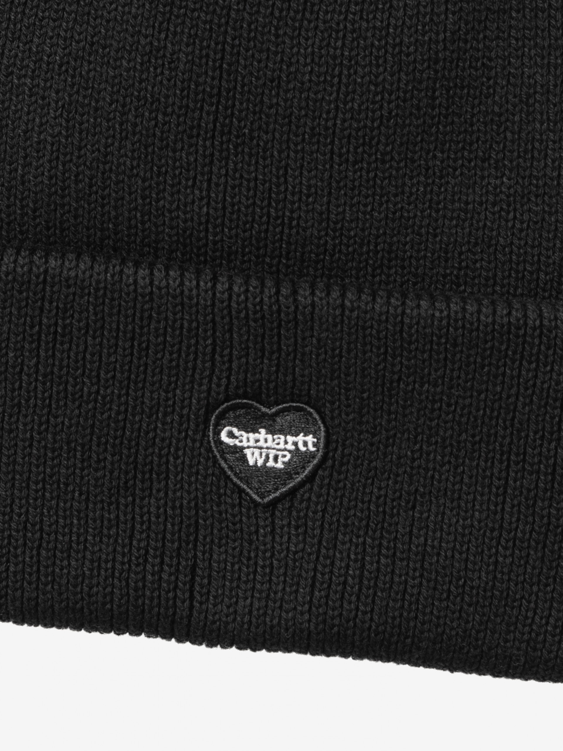 Gorro Carhartt WIP Small Heart Preto