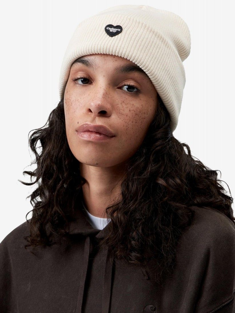 Gorro Carhartt WIP Small Heart Beige Gorro Carhartt WIP Small Heart Beige