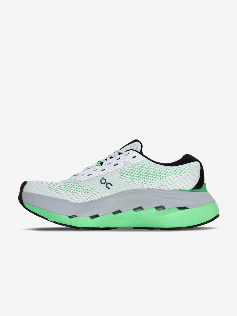 Zapatillas de Running On Running Cloudrunner 3 Max Blancas y Verdes