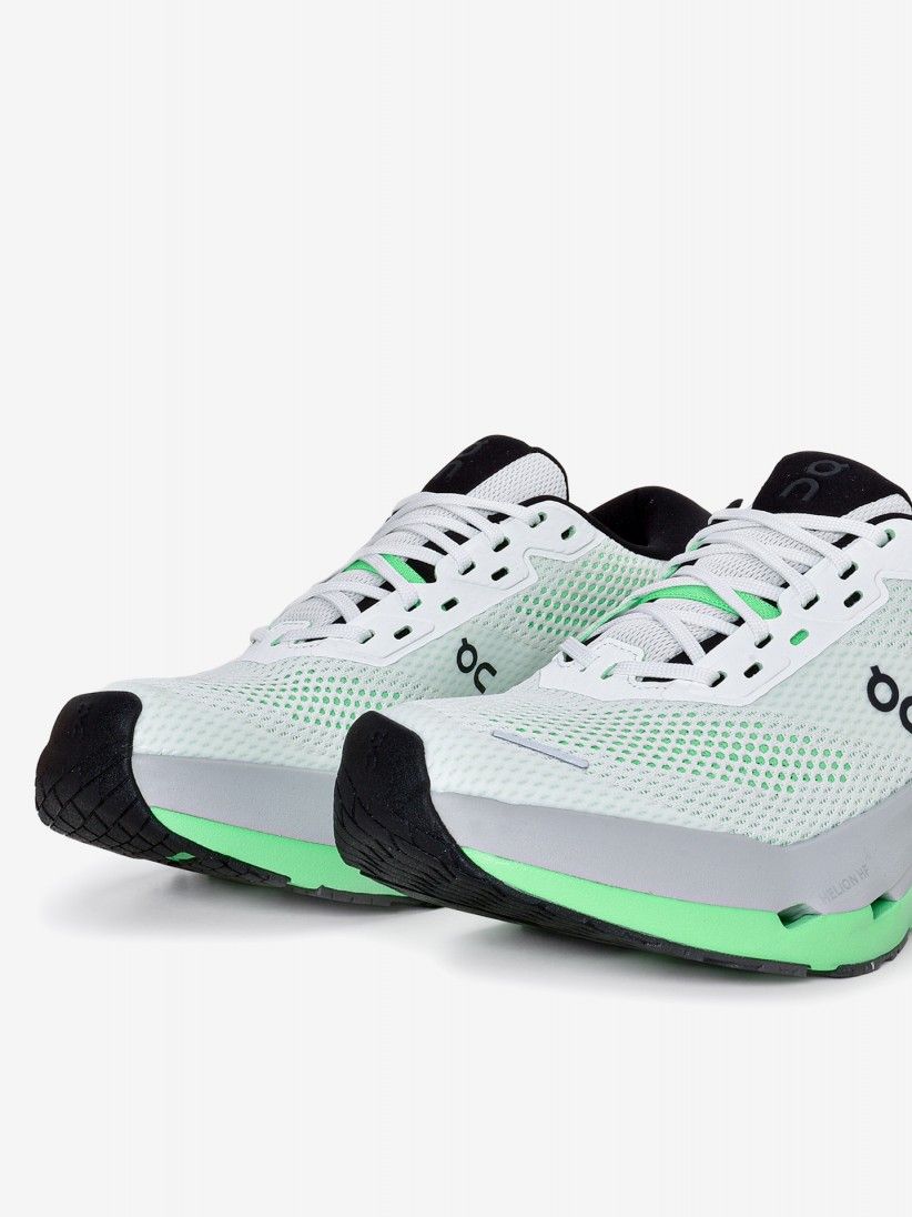 Zapatillas de Running On Running Cloudrunner 3 Max Blancas y Verdes
