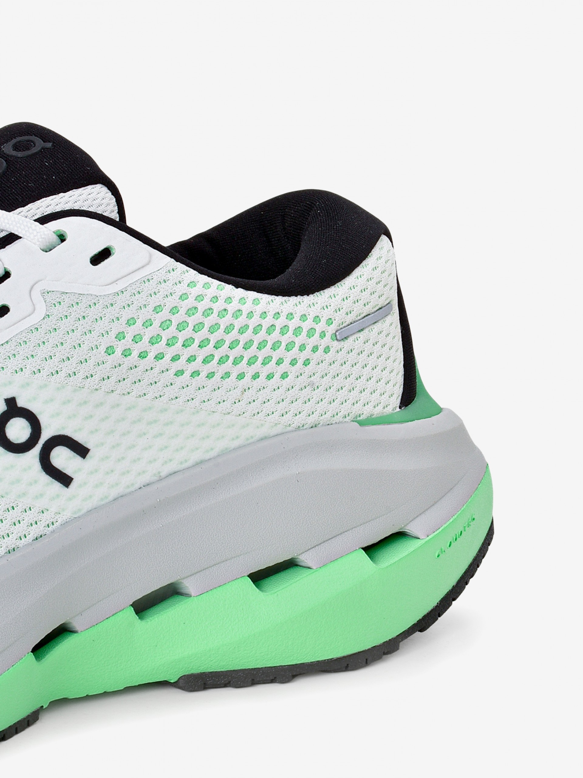 On Running Cloudrunner 3 Max White and Green Running Trainers