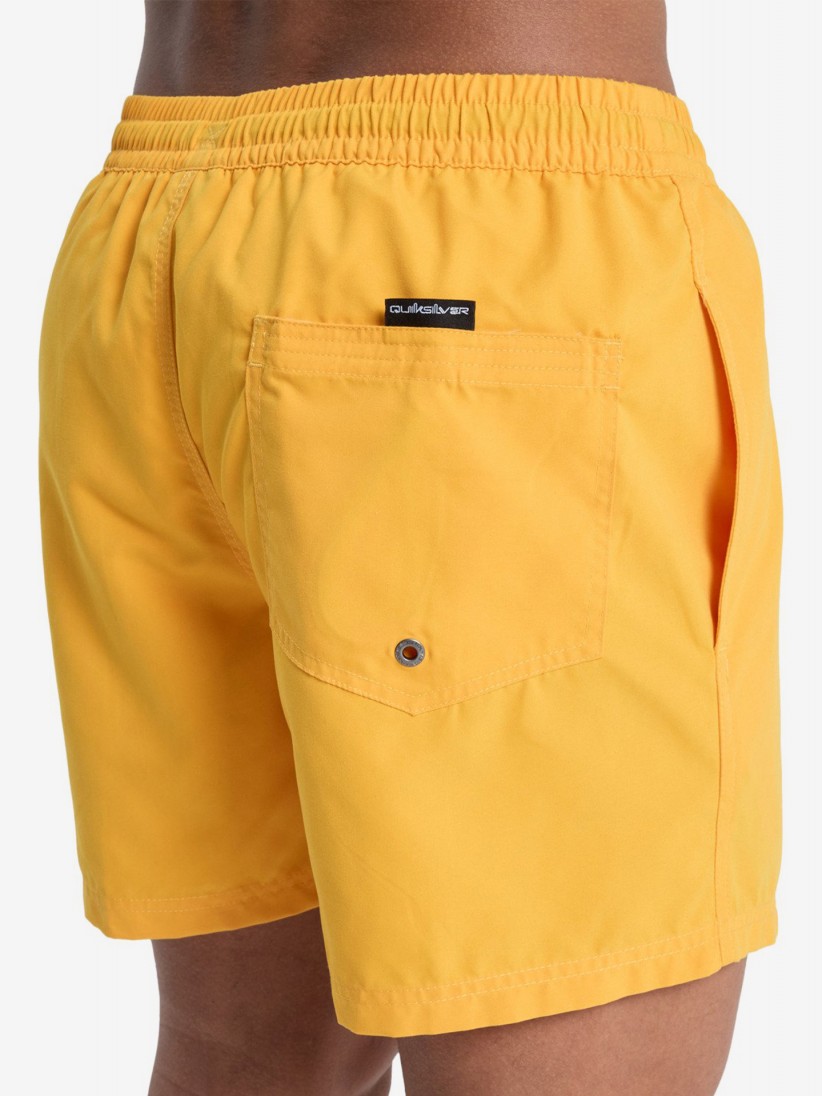 Cal��es de Banho Quiksilver Everyday Solid Volley 15 (38 cm) Amarelos