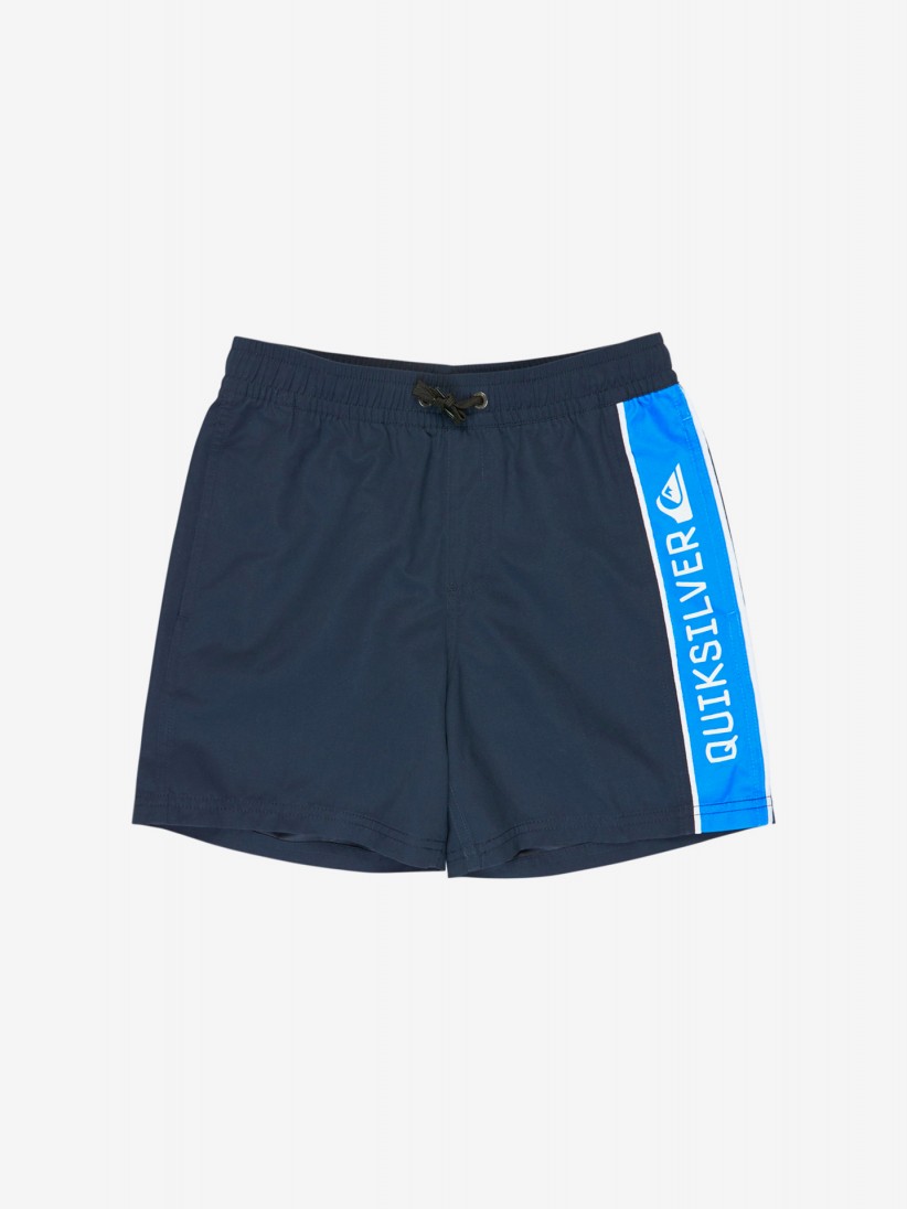 Calções de Banho Quiksilver Everyday Clicker Volley 15 (38 cm) Júnior Azuis Calções de Banho Quiksilver Everyday Clicker Volley 15 (38 cm) Júnior Azuis
