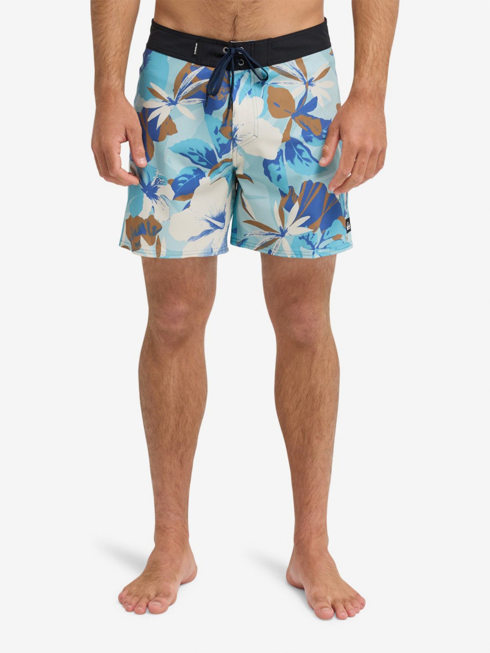 Quiksilver Surfsilk Kaimana Printed 16 (41 cm) Blue Swimming Shorts