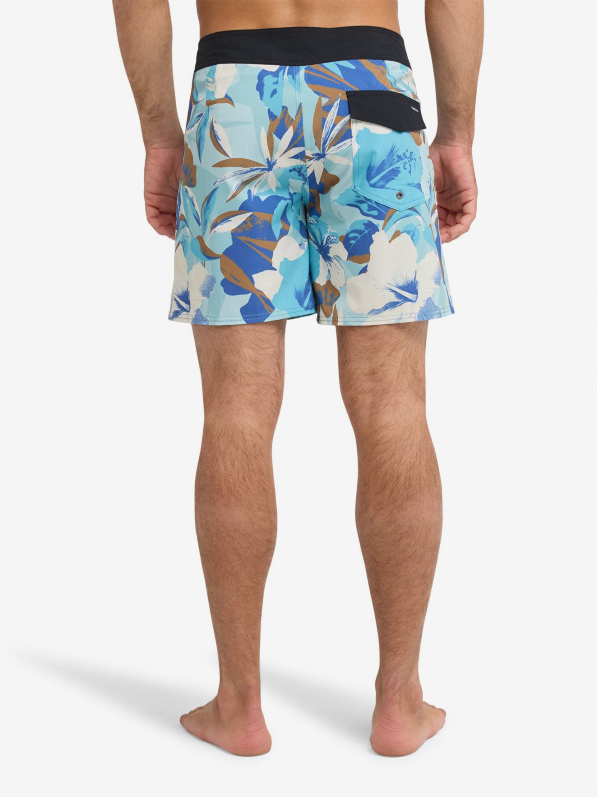 Quiksilver Surfsilk Kaimana Printed 16 (41 cm) Blue Swimming Shorts