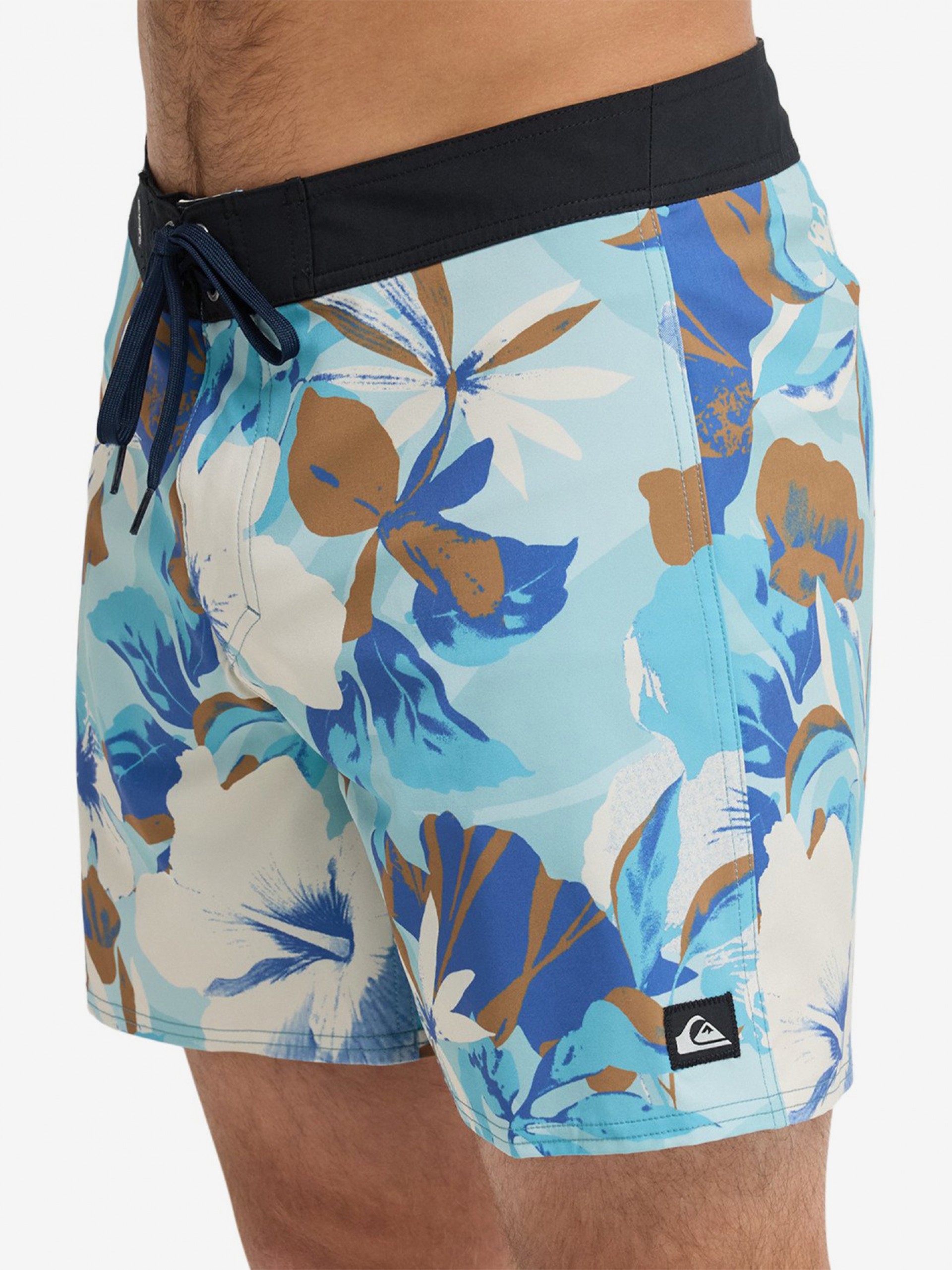 Quiksilver Surfsilk Kaimana Printed 16 (41 cm) Blue Swimming Shorts