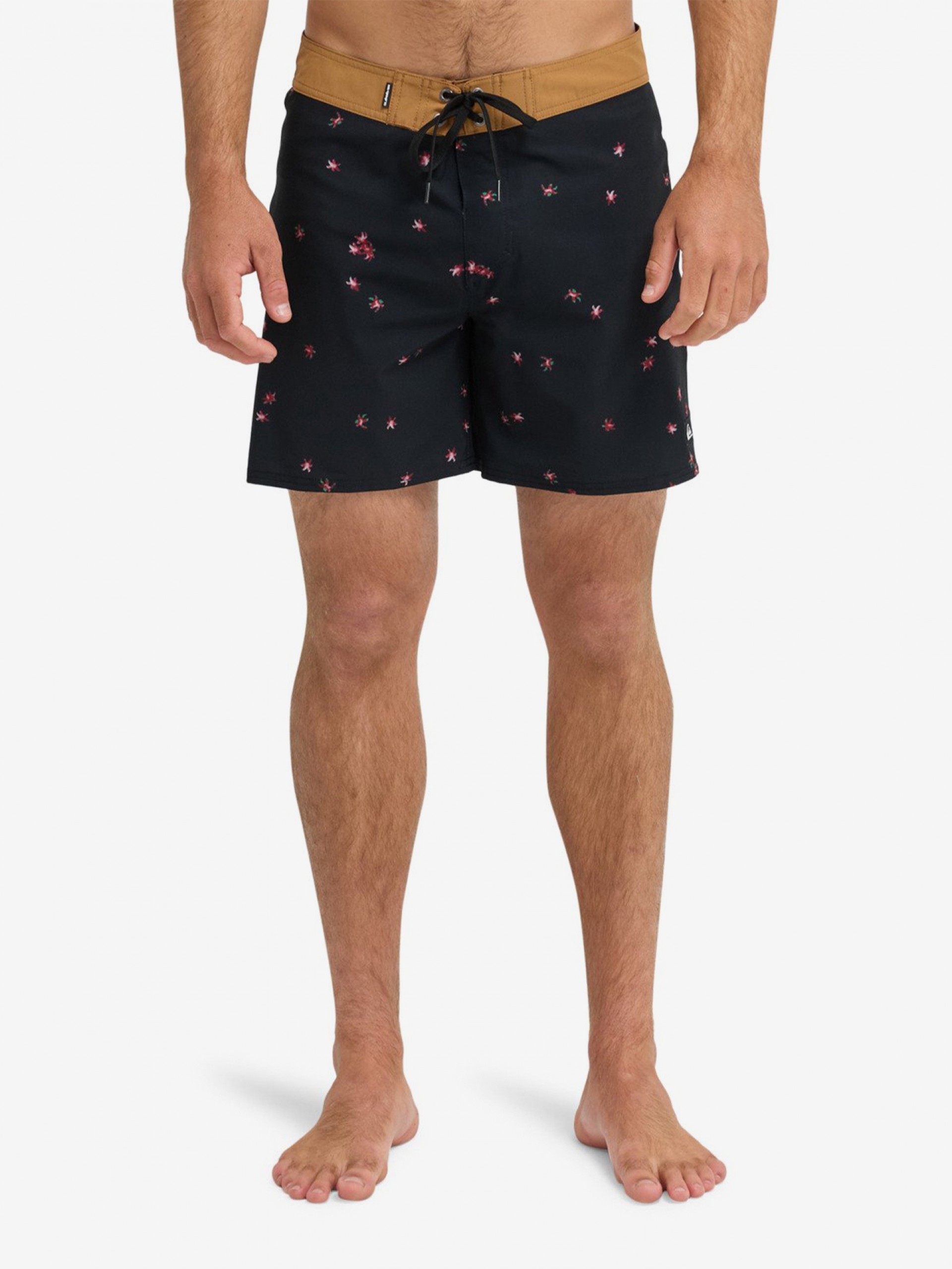 Quiksilver Surfsilk Kaimana Printed 16 (41 cm) Black Swimming Shorts