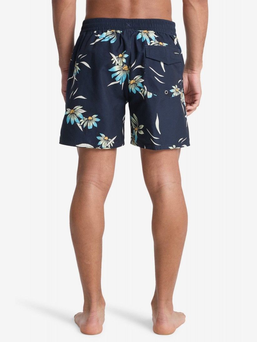 Calções de Banho Quiksilver Everyday Estampados 16 (41 cm) Azuis Calções de Banho Quiksilver Everyday Estampados 16 (41 cm) Azuis
