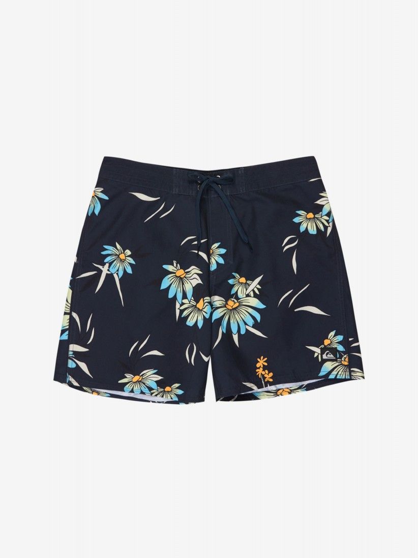 Calções de Banho Quiksilver Everyday Estampados 16 (41 cm) Azuis Calções de Banho Quiksilver Everyday Estampados 16 (41 cm) Azuis