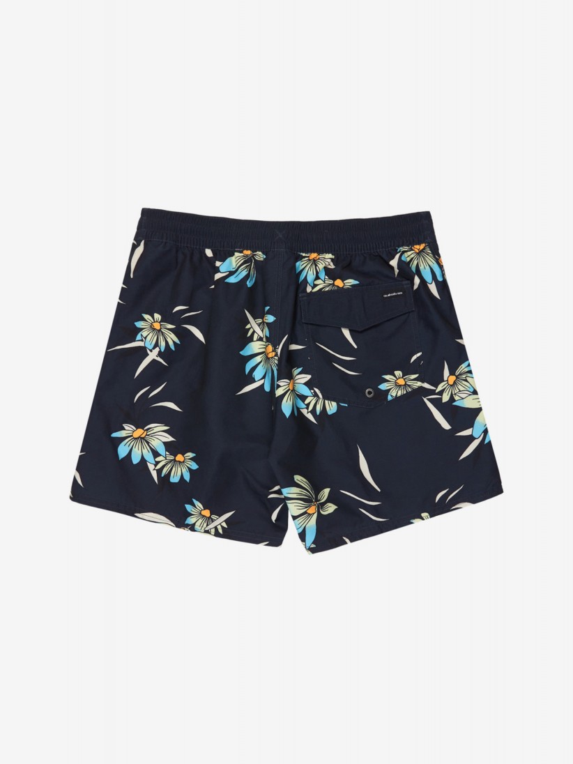 Calções de Banho Quiksilver Everyday Estampados 16 (41 cm) Azuis Calções de Banho Quiksilver Everyday Estampados 16 (41 cm) Azuis
