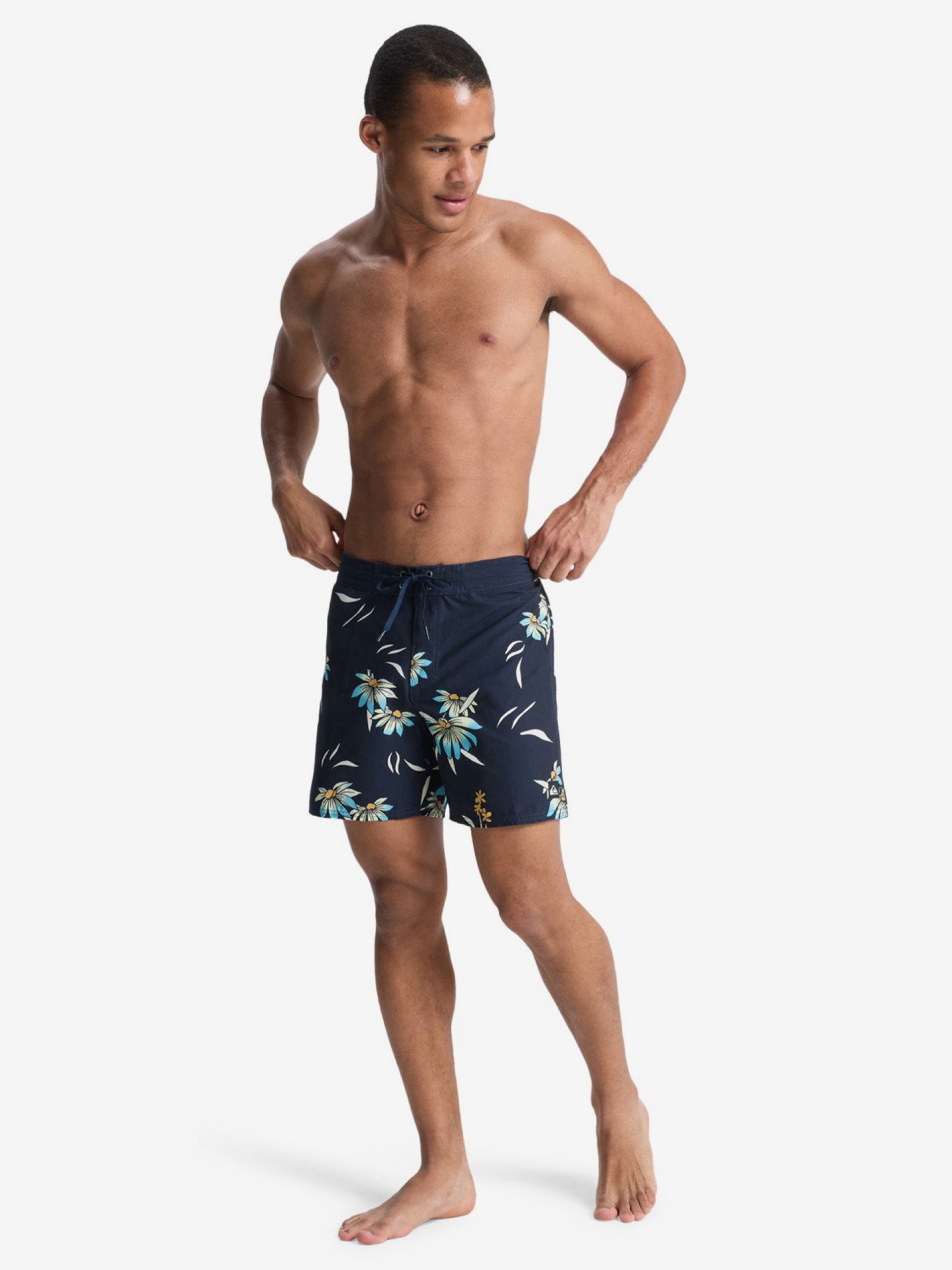 Quiksilver Everyday Printed 16 (41 cm) Blue Swimming Shorts