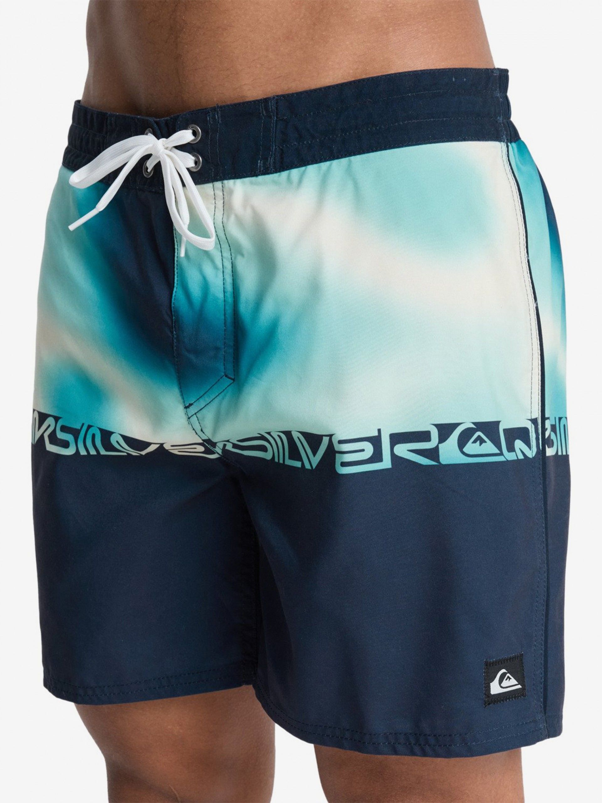 Quiksilver Everyday Printed 16 (41 cm) Blue Swimming Shorts