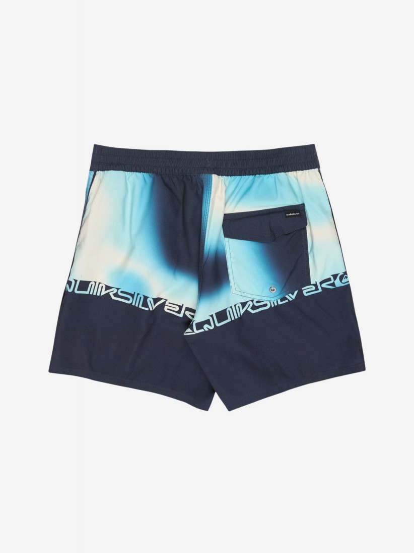Calções de Banho Quiksilver Everyday Estampados 16 (41 cm) Azuis Calções de Banho Quiksilver Everyday Estampados 16 (41 cm) Azuis