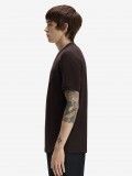 T-shirt Fred Perry Trim Detail Crepe Piqu� Castanha