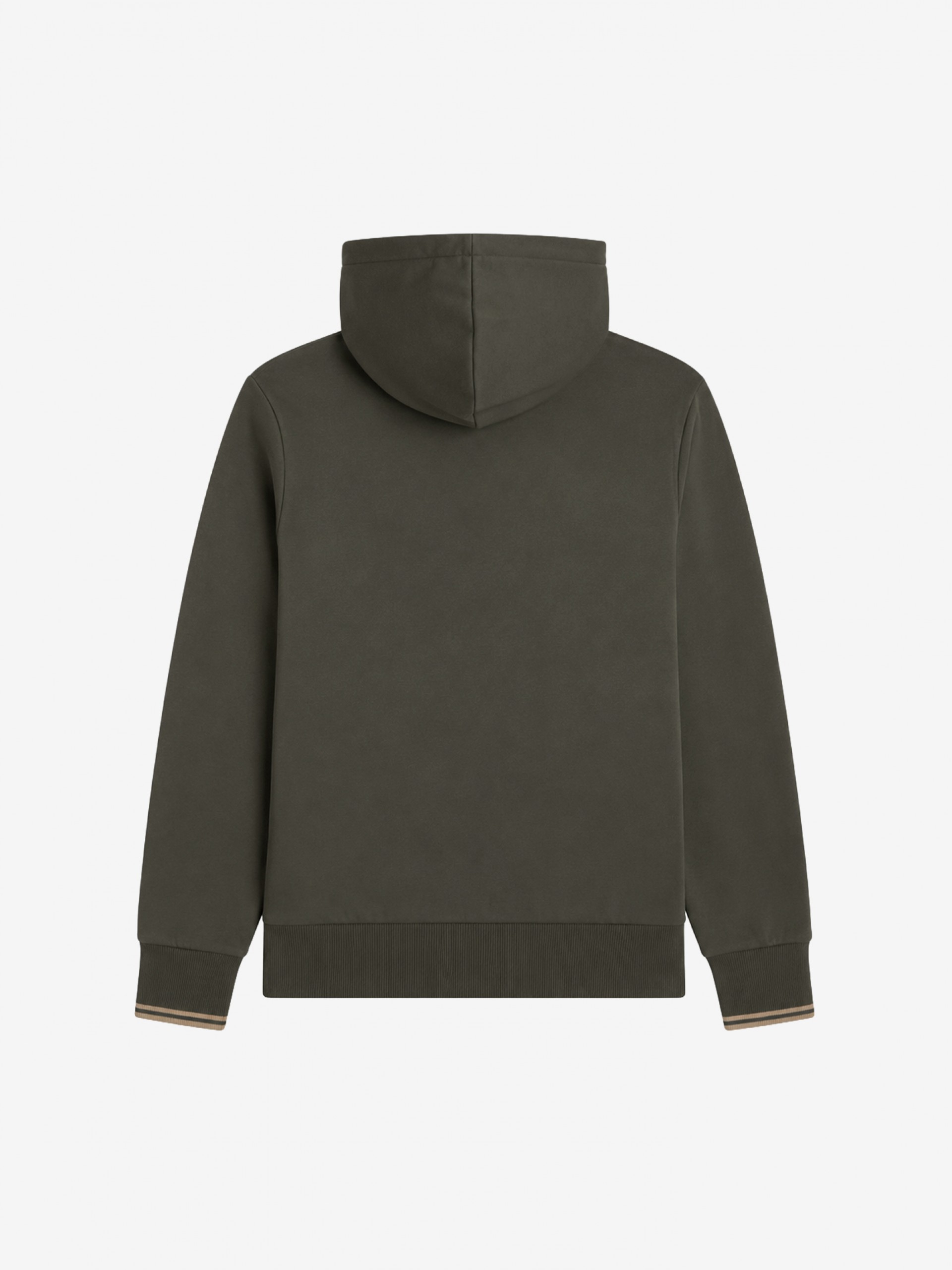 Chaqueta con Capucha Fred Perry Zip Through Verde