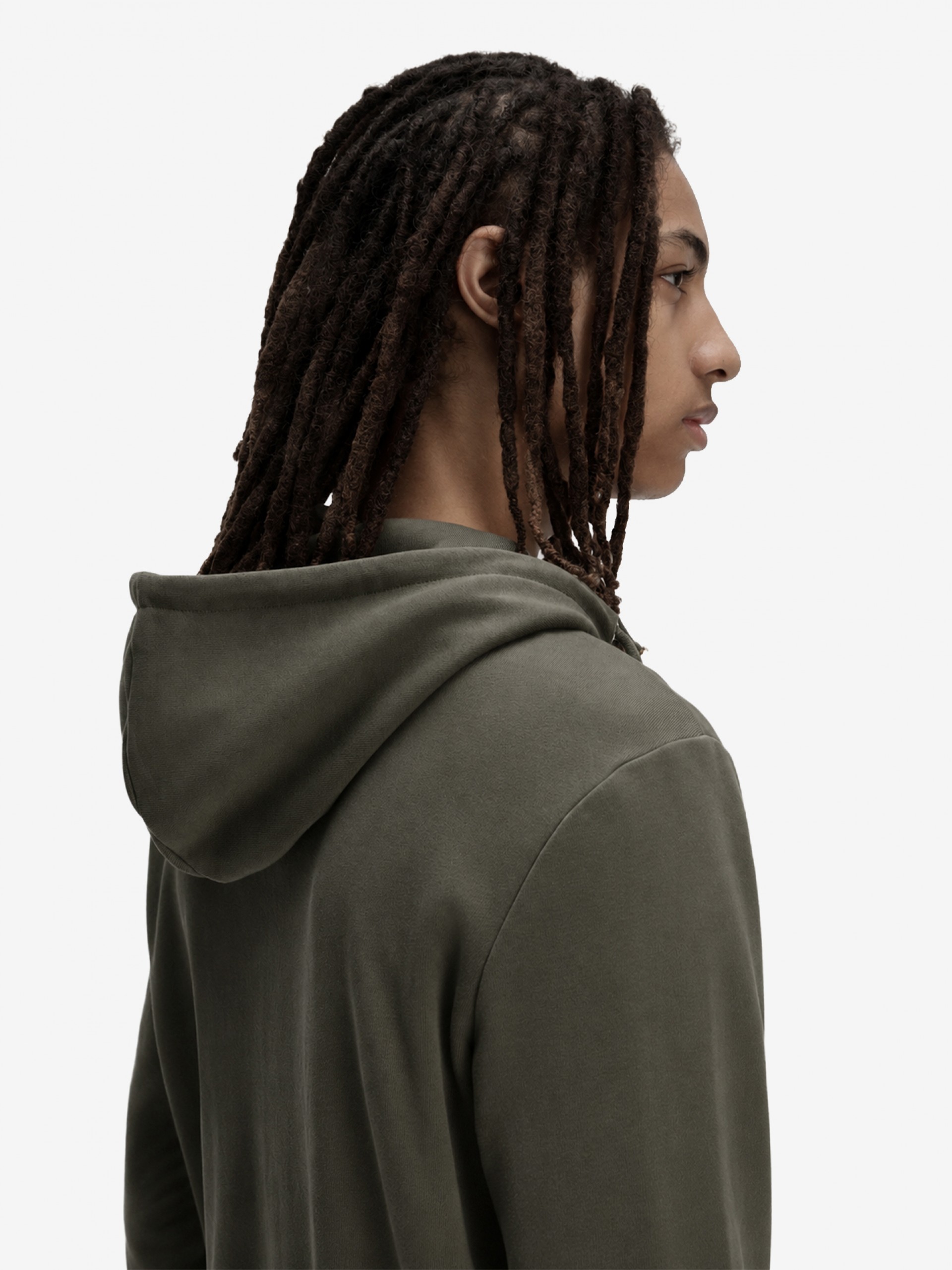 Chaqueta con Capucha Fred Perry Zip Through Verde