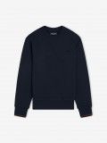 Fred Perry Crew Neck Blue Sweater Fred Perry Crew Neck Blue Sweater