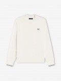Fred Perry Crew Neck Beige Sweater