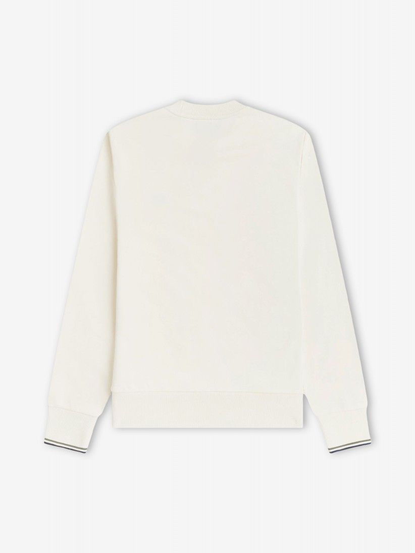 Fred Perry Crew Neck Beige Sweater