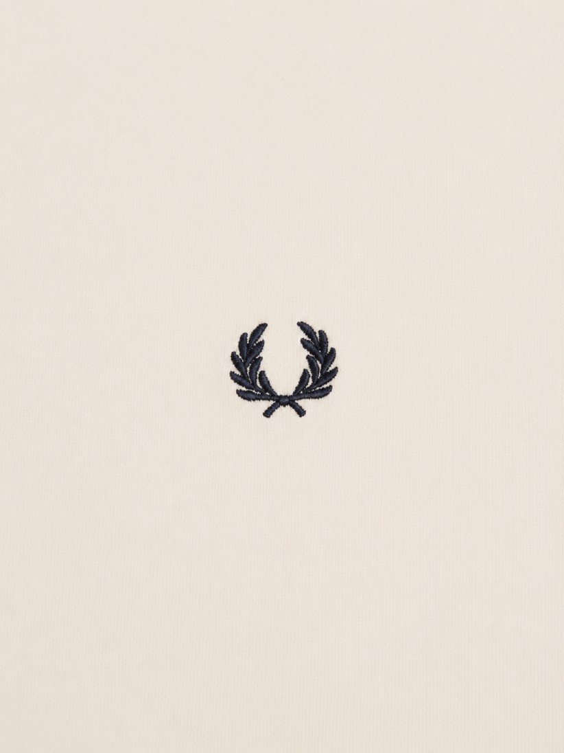 Camiseta Fred Perry Bold Tipped Beige y Azul Camiseta Fred Perry Bold Tipped Beige y Azul