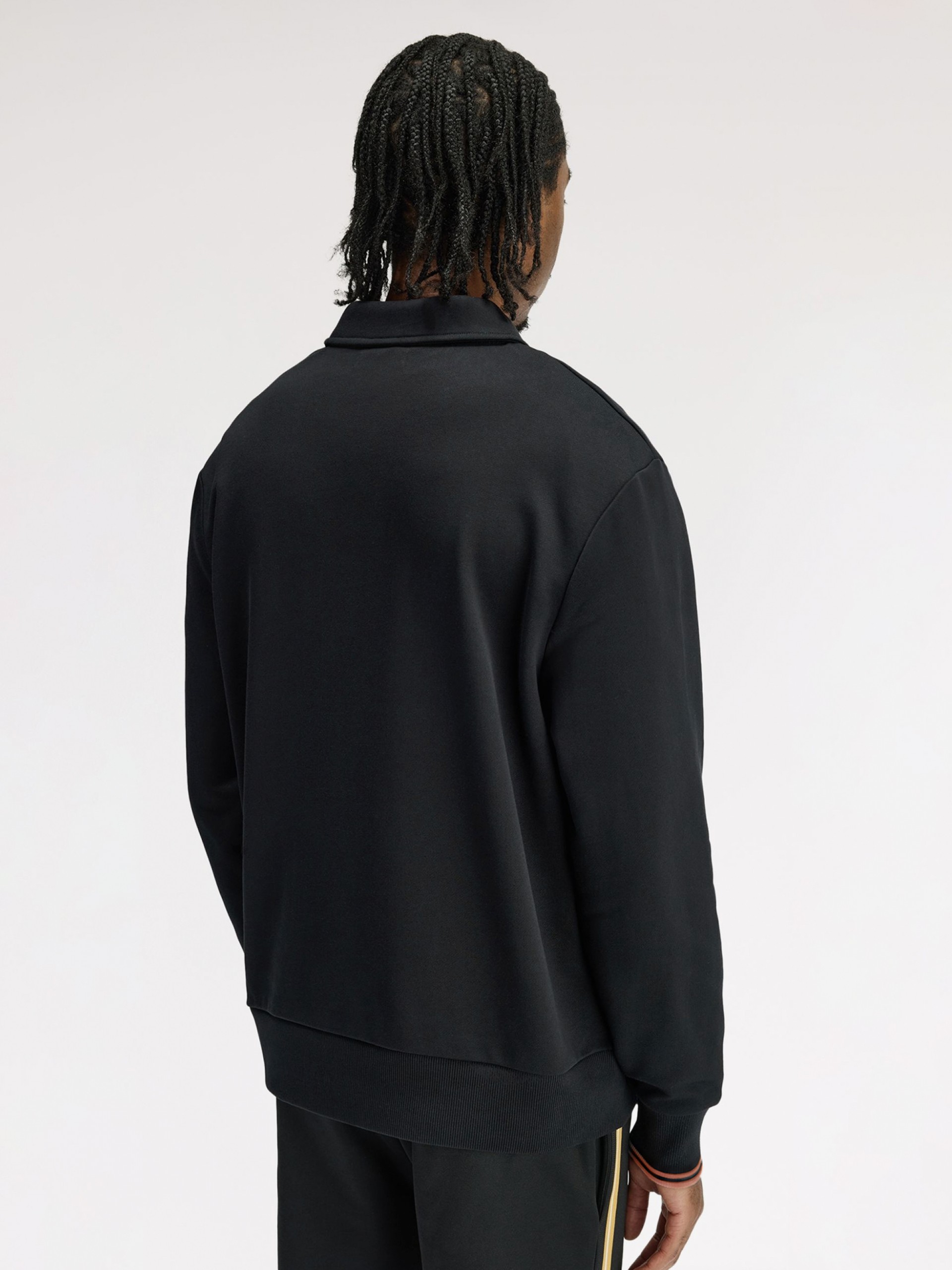 Fred Perry Collared Blue Zip Sweater