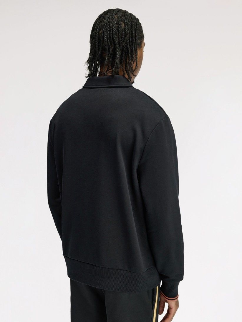Fred Perry Collared Blue Zip Sweater Fred Perry Collared Blue Zip Sweater