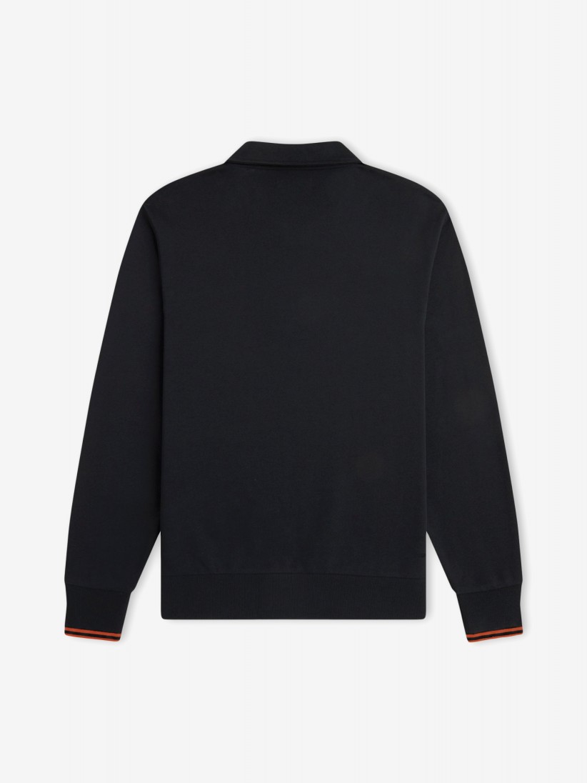 Fred Perry Collared Blue Zip Sweater Fred Perry Collared Blue Zip Sweater