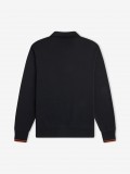 Fred Perry Collared Blue Zip Sweater Fred Perry Collared Blue Zip Sweater