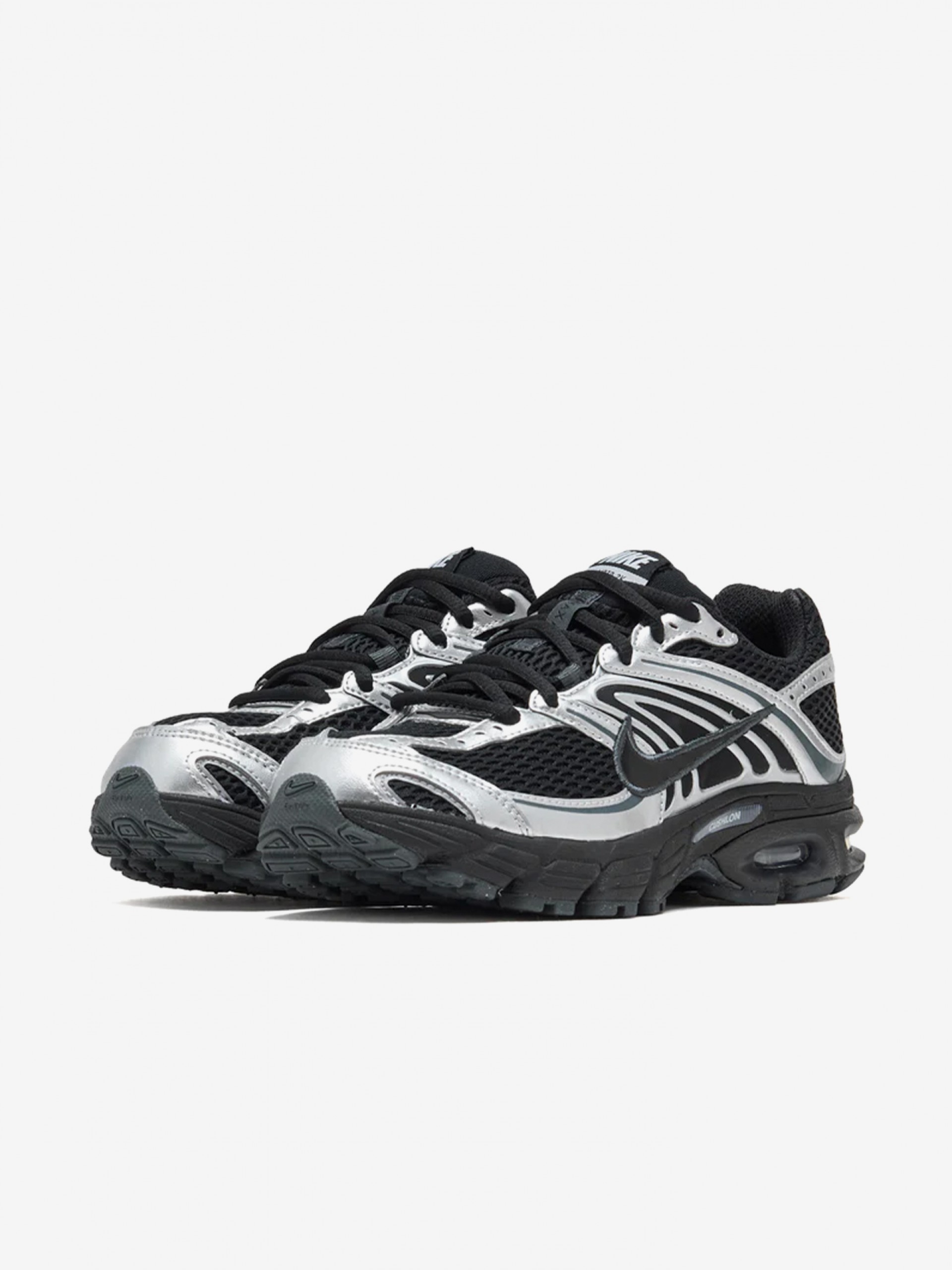 Nike Air Max Moto 2K Black and Silver Sneakers For Women