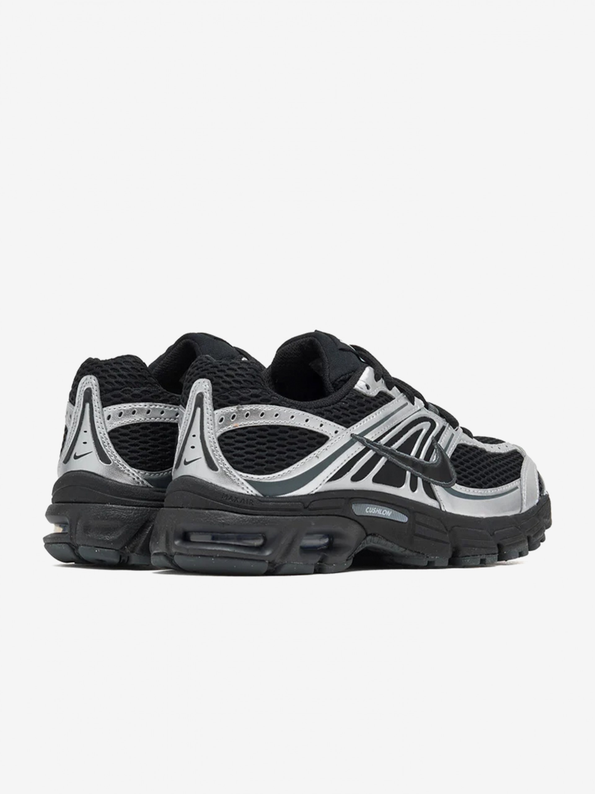 Nike Air Max Moto 2K Black and Silver Sneakers For Women