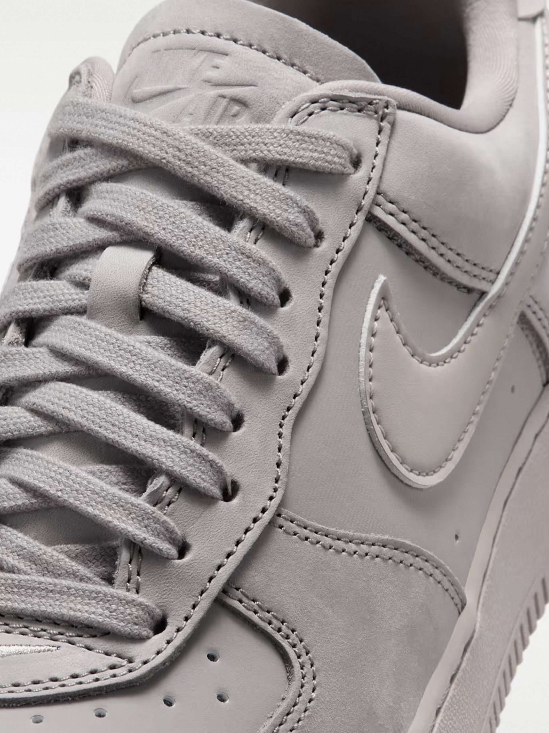 Nike Air Force 1 Retro Premium Grey Sneakers For Women