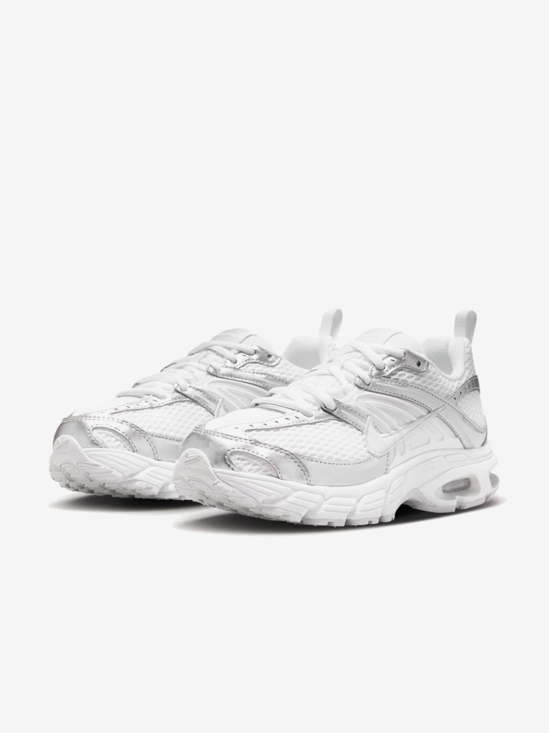Zapatillas Nike Air Max Moto 2K Blancas y Plateadas Júnior