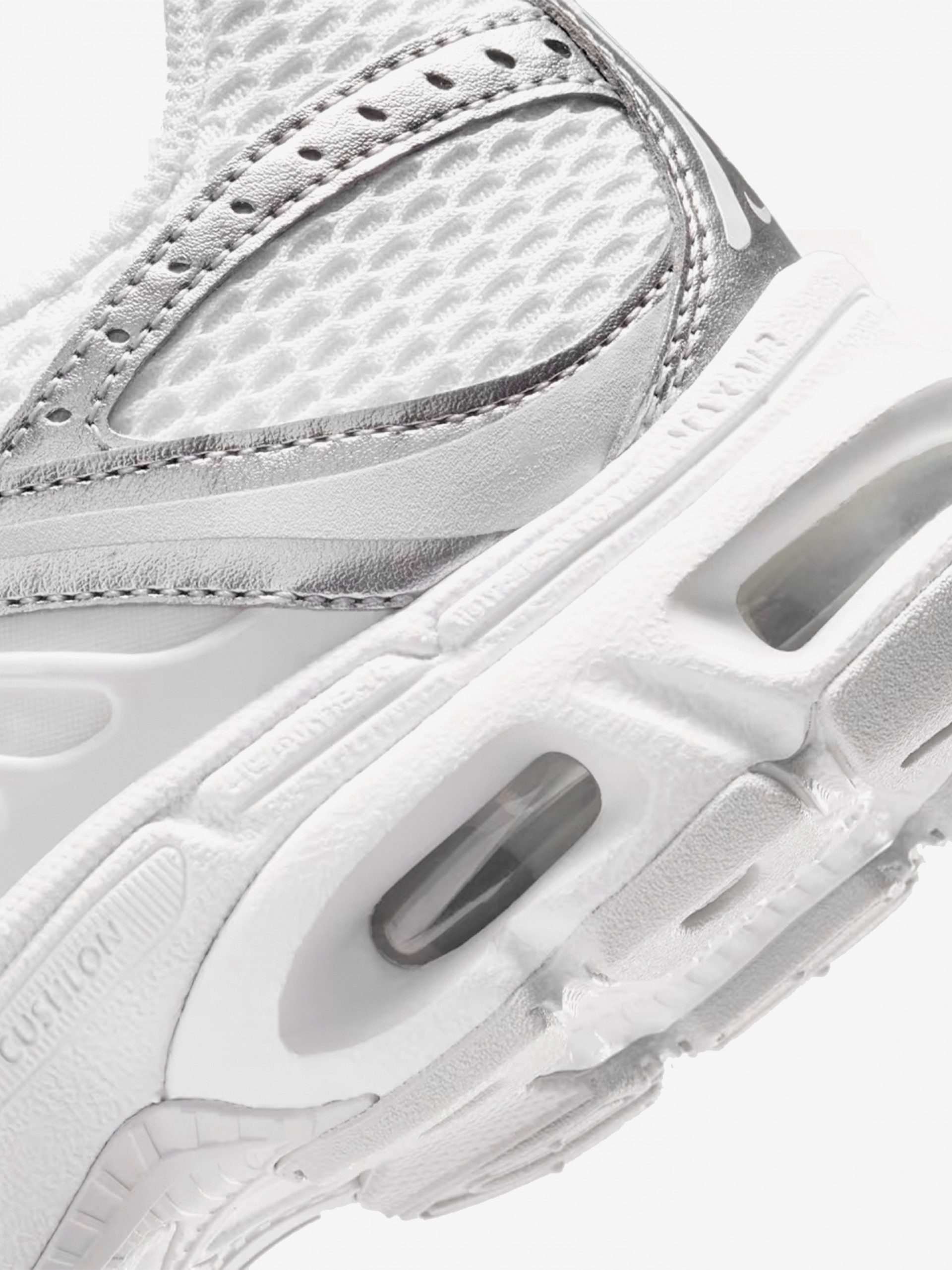 Sapatilhas Nike Air Max Moto 2K Brancas e Prateadas Júnior