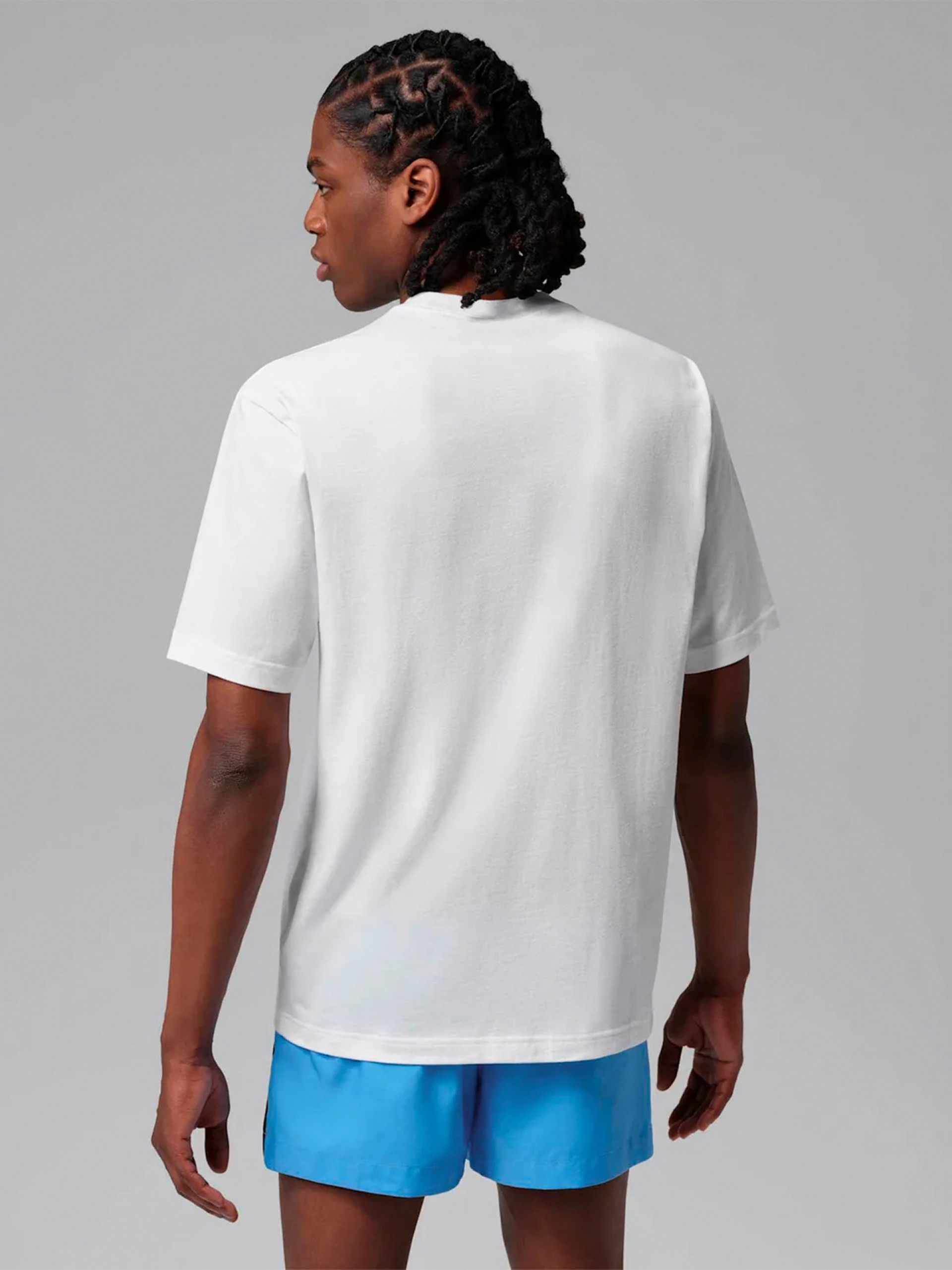 T-shirt Nike Jordan Brooklyn Branca Para Homem