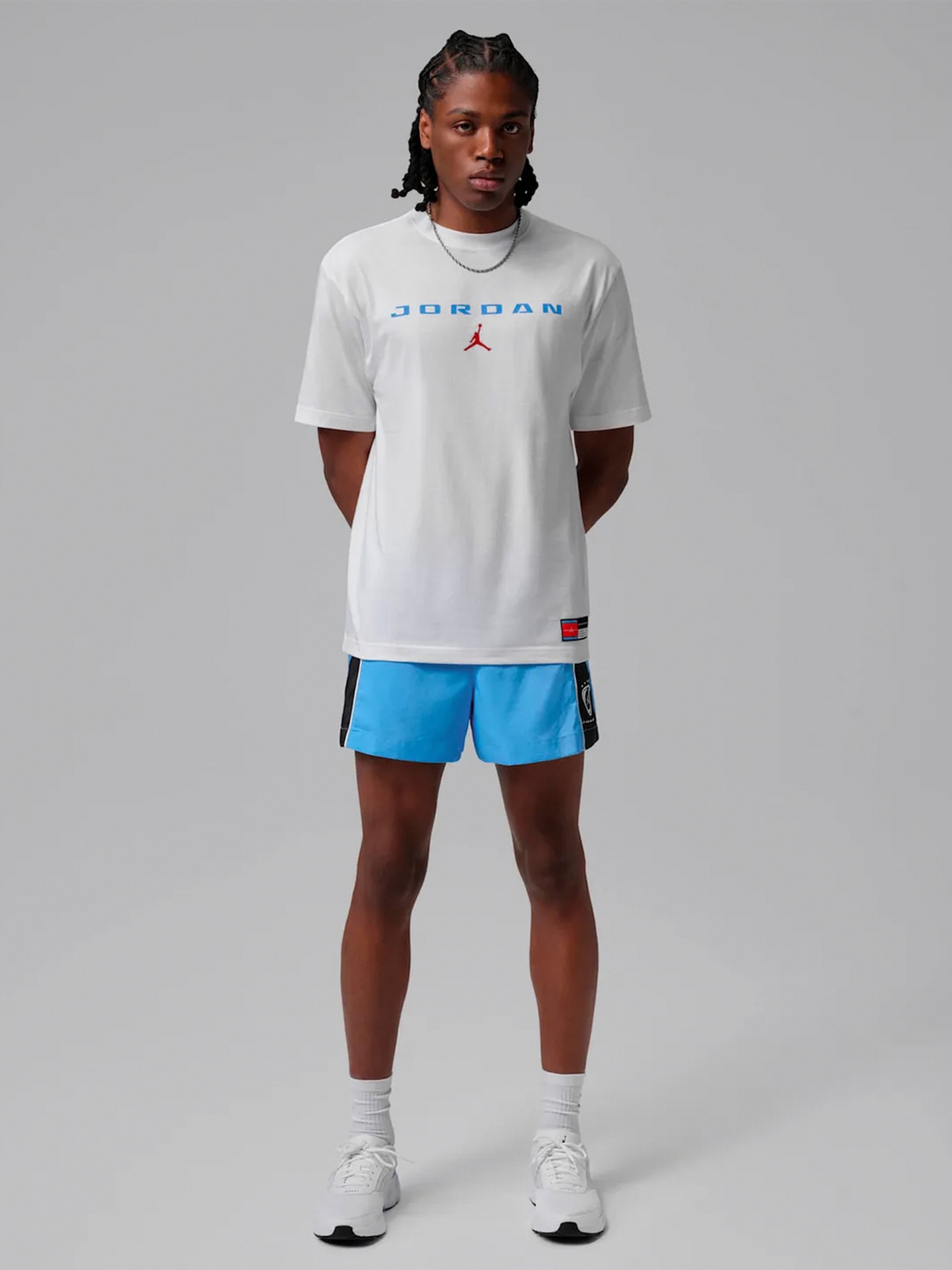 T-shirt Nike Jordan Brooklyn Branca Para Homem