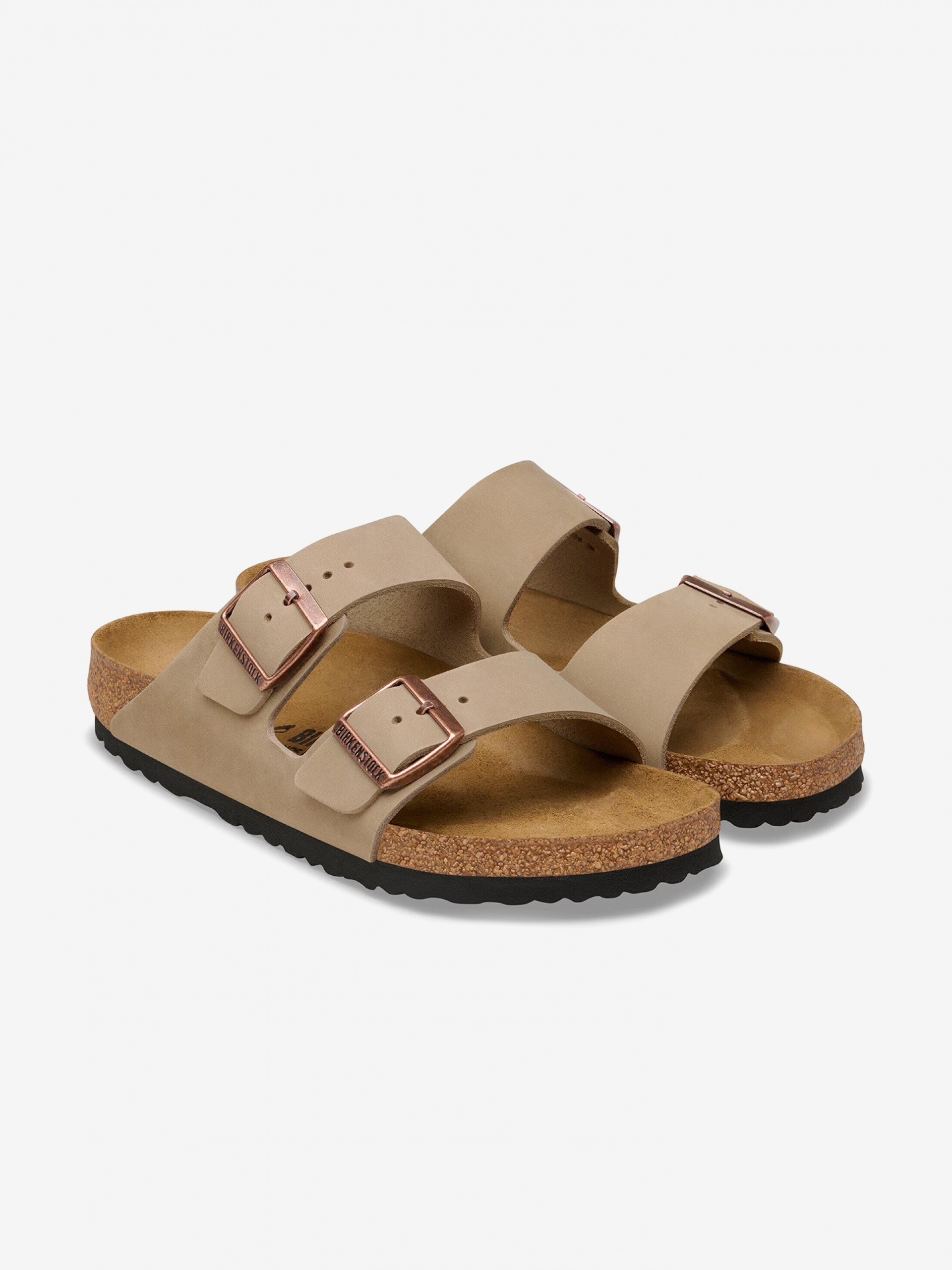 Chinelos Birkenstock Arizona Oiled Leather Bege