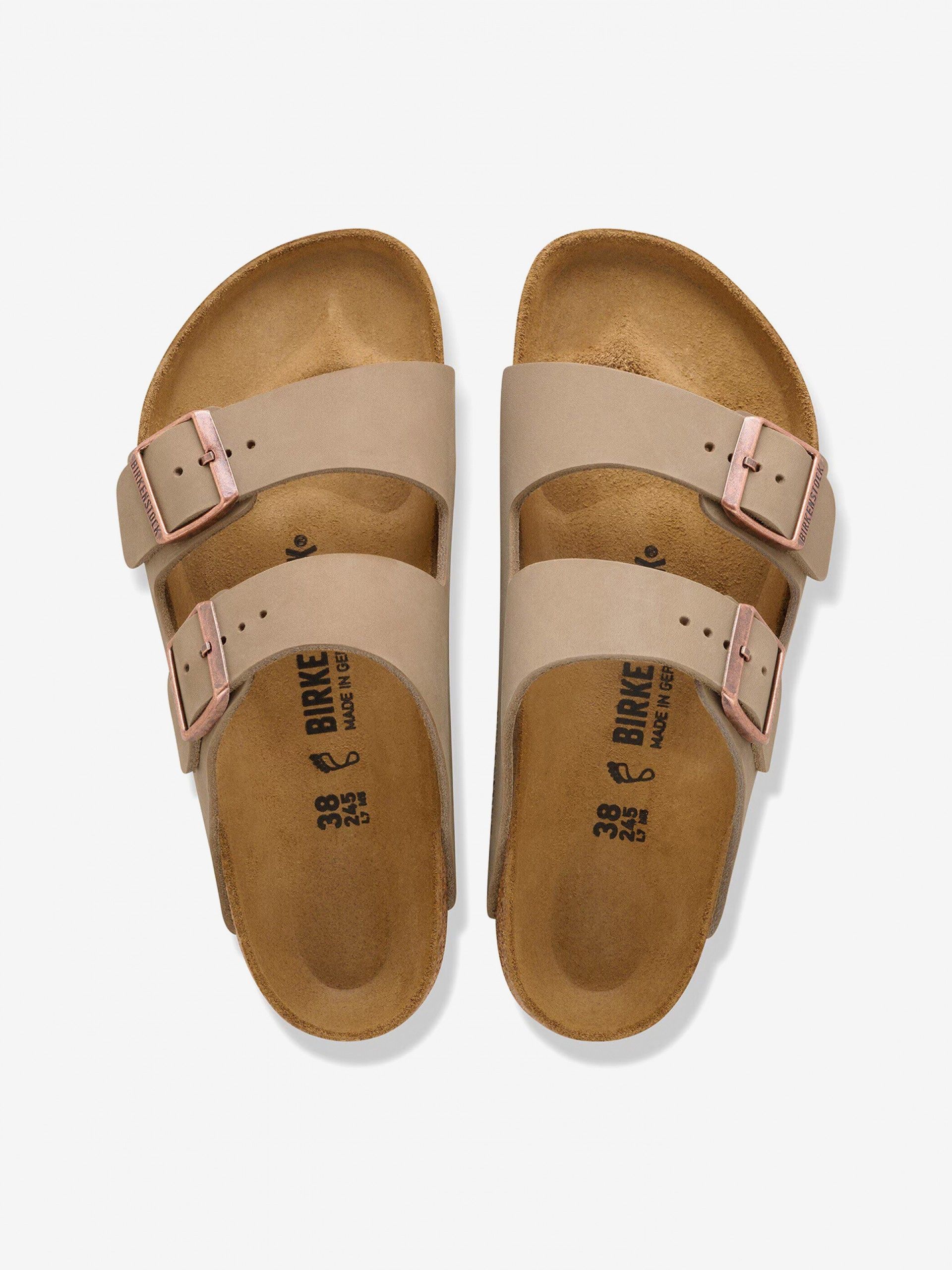 Chinelos Birkenstock Arizona Oiled Leather Bege