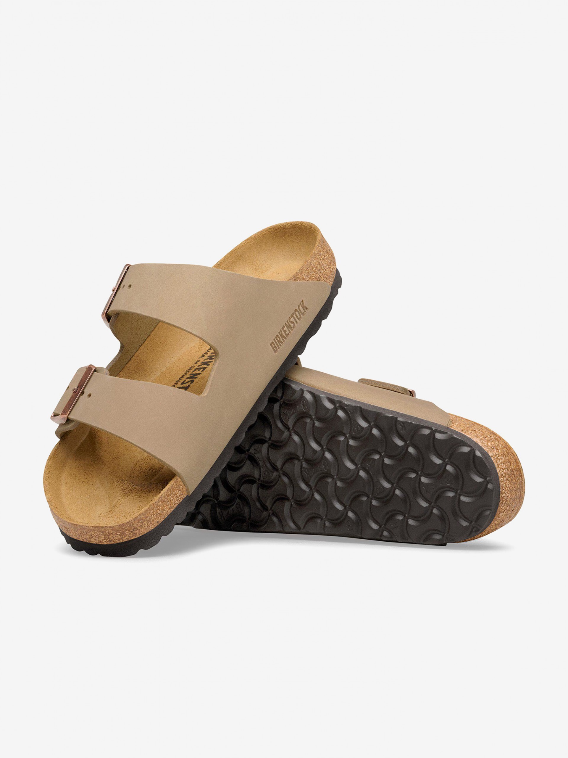 Chinelos Birkenstock Arizona Oiled Leather Bege