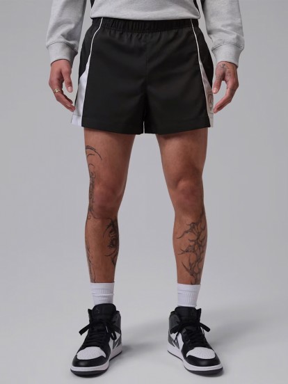 Cal��es Nike Jordan Brooklyn Pretos e Brancos Para Homem