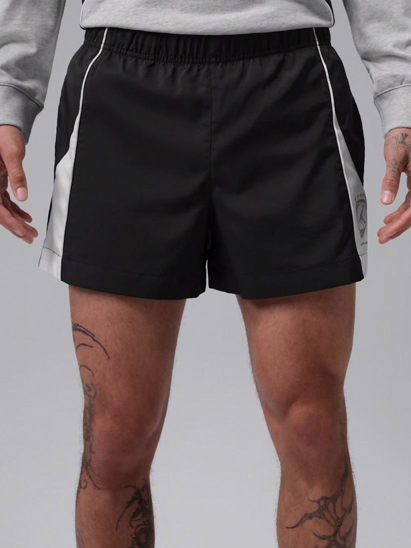 Calções Nike Jordan Brooklyn Pretos e Brancos Para Homem Calções Nike Jordan Brooklyn Pretos e Brancos Para Homem