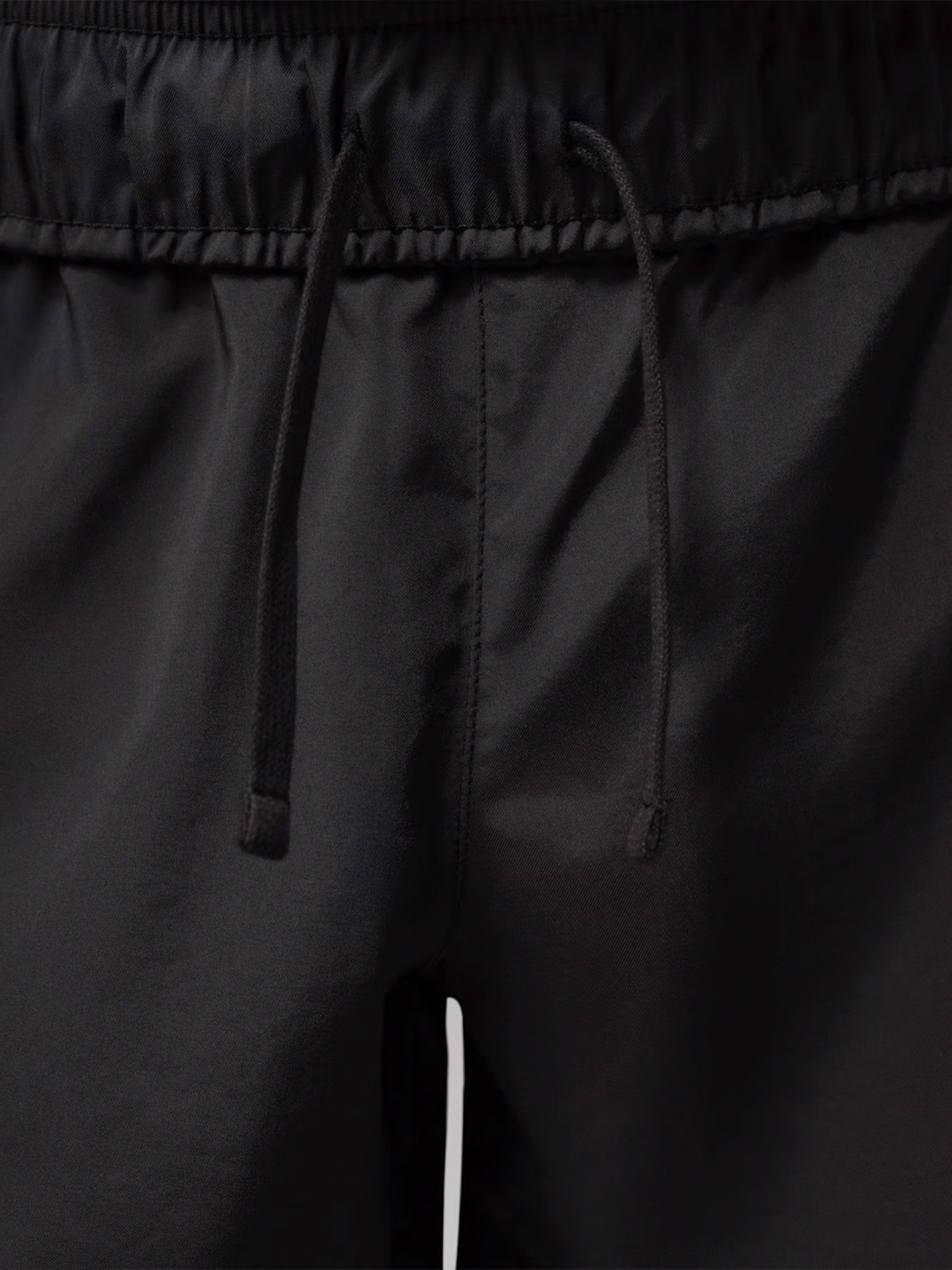 Nike Jordan Brooklyn Black and White Shorts For Men