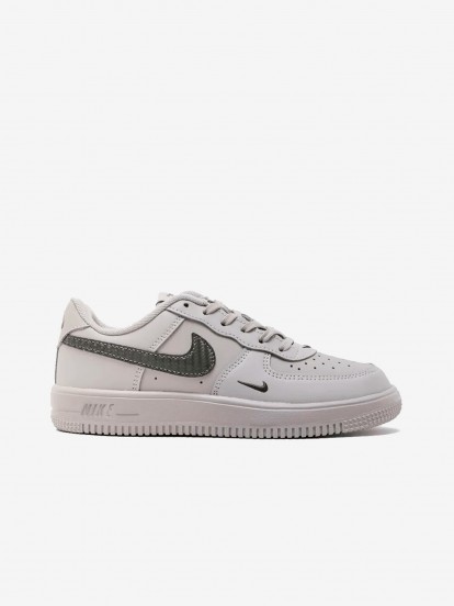 Nike Force 1 Tech Grey Sneakers For Children